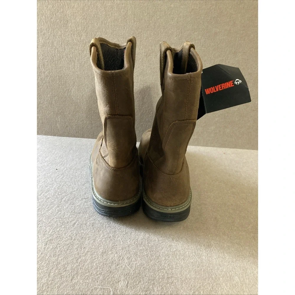 Wolverine Marauder WELL STEEL TOE WORK BOOT Mens SZ 14 EW New Brown W02165